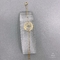 18-karätiges Gold-Strass-Edelstahl-Schmuck-Set Kreis-Überlappungs-Halskette und Armreif-Set
