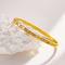 Gold überzogene Armband-klassische Tennis-Armband-Goldarmbänder des Zirkon-14K für Frauen