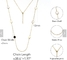 Runde simulierte Shell Pearl Strand Layered Necklace für köstliche mehrfache Strang-lange Halskette