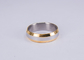 Kühles einfaches Gold überzogene Finger-Ringe, die überzogenen Ringe der Edelstahl-Männer Gold fournisseur