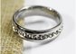 Verpflichtung 5mm Zircon-Kristallschmuck-Edelstahl-Ring für Mädchen fournisseur