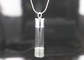 Fantastische Miniparfümflasche-hängende Halskette, Glasmedaillon-Edelstahl-Schmuck-Halskette fournisseur