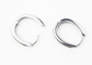 Kundenspezifische Diamant Huggie-Band-Ohrringe, Edelstahl-U-förmige Ohrringe fournisseur