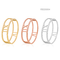 L Word Design Double Ring Armband 18 Karat Edelstahl Gold Armreif