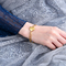 Nischen-Luxusmarke Schmuck 24 Karat Gold Herzform Armband Valentinstagsgeschenk