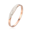 Der Edelstahl-Armband-bezauberndes Bergkristall-Armband Saya-Frauen für Hochzeit