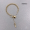Luxus-Edelstahl-Verschluss-hängender Halsketten-Hauptschlüssel des Gold14k und Verschluss-Armband
