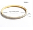 Durchmesser 2,3 Zoll Gold-Strass-Armband, Luxus-Armband, verzierte Armreifen