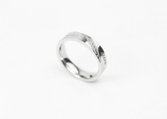 Paar-Versprechen-Edelstahl-Band-Ring-Führung/Nickel geben für die Heirat frei