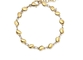 viele runde Fransen Muschel Kreuz Chocker Halskette K Gold Edelstahl Halskette