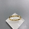 Einlegearbeit-Farbe Gem Four Diamond Screw Bangle für Männer und Frauen-Edelstahl-Armband