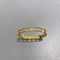 Gold Damen-Stainless Steel Bangle höhlte das Kaleidoskop aus, das mit Diamond Bracelet eingelegt wurde