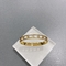 Gold Damen-Stainless Steel Bangle höhlte das Kaleidoskop aus, das mit Diamond Bracelet eingelegt wurde