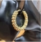 Gold-Huggie des Jahrestags-18K Ohrring-Edelstahl-Ohrringe hängende