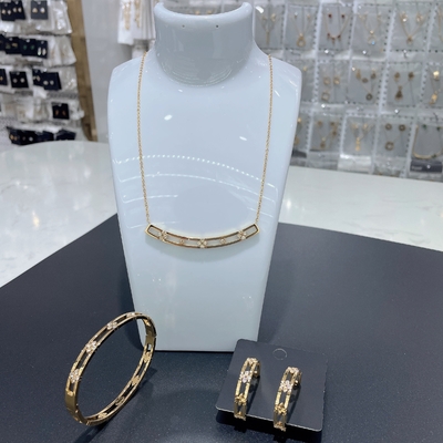 2024 Neue wasserdichte, trendige Schmuckstücke aus Edelstahl, 18K Gold, Luxusgeschenk, Großhandel