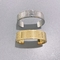 Edelstahl Flut Marke Schmuck Gold Diamant breites Armband Allgleiches Armreif