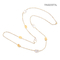 60CM Edelstahl-Designer-Schmuck-lange hängende Goldstapelungs-Halskette