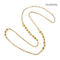 14-karätige Gold-Edelstahl-Halskette mit mehreren Ketten, stapelbar